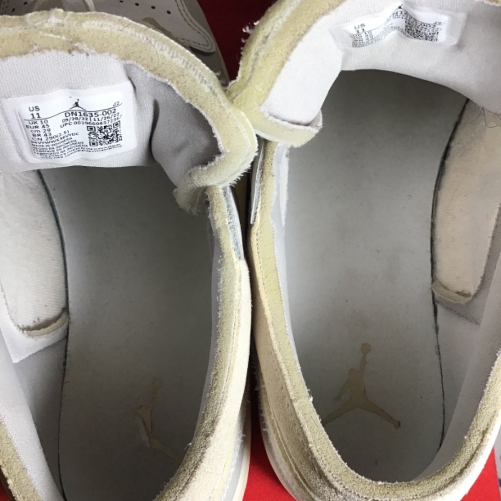 🔥Jordan 1, Low SE Craft, size 11, tech gray white, good cond, see photos - Picture 9 of 12